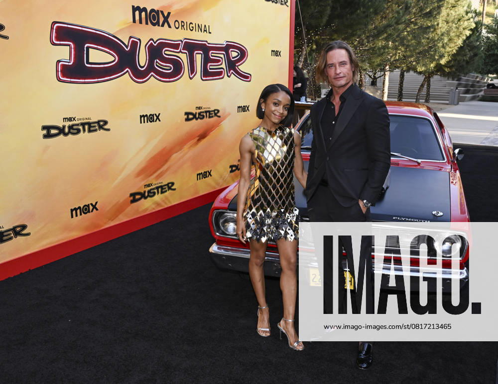 Los Angeles Premiere Of HBO Original Series Duster 08 May 2025 - Universal City, California - Rachel Hilson and Josh Holloway. Los Angeles Premiere Of HBO Original Series Duster at Universal City. Photo Credit: Billy Bennight AdMedia Universal City California United States