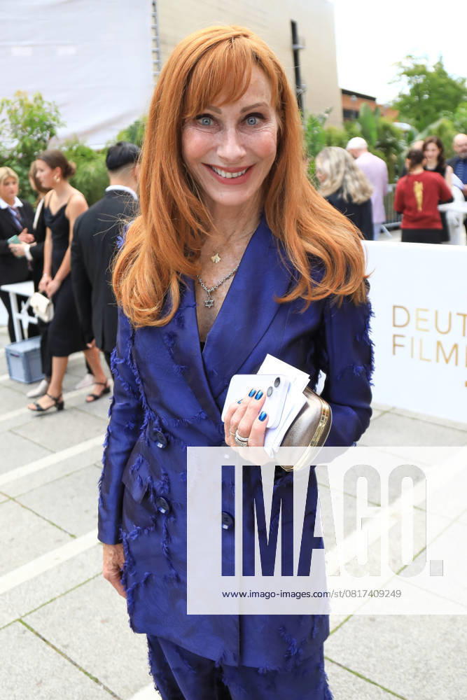 75th German Film Award Andrea Sawatzki arriving at the 75th German Film Award ceremony at the Theater am Potsdamer Platz in Berlin Berlin Germany