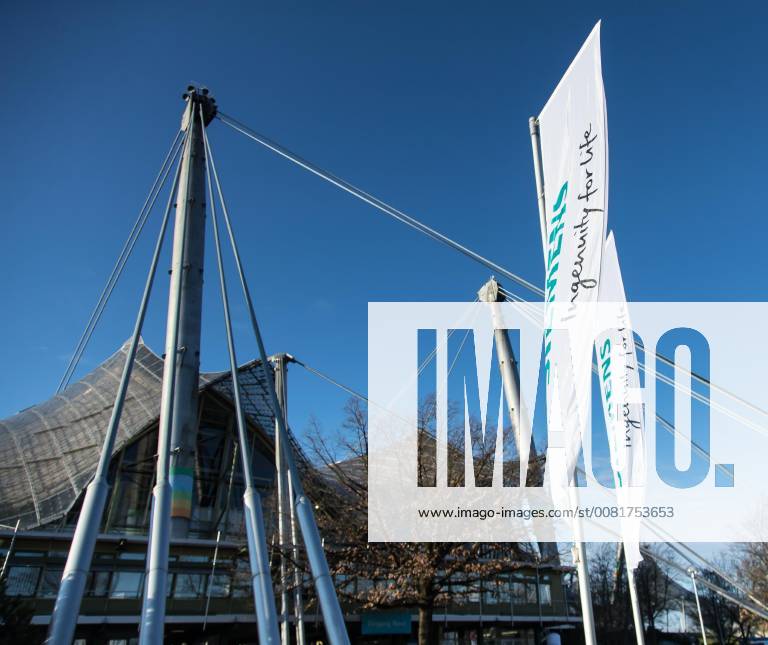 Munich Germany 31 01 2018 annual general meeting of Siemens Aktiengesellschaft in the Olympic Hall Olympia Hall with banners feature DeFodi507