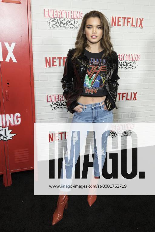 USA: Netflix Everything Sucks premiere Paris Berelc attends Netflix premiere Everything Sucks! season 1 at AMC 34th street New York New York United States AMC 34th Street LevxRadin