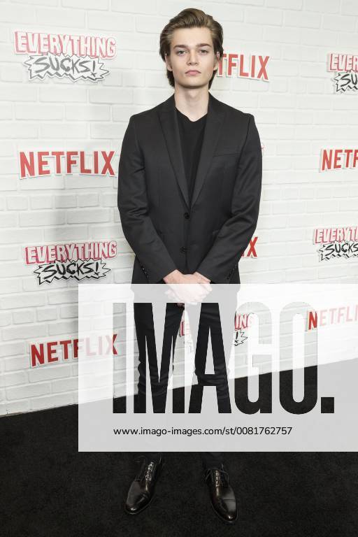 USA: Netflix Everything Sucks premiere Elijah Stevenson attends Netflix premiere Everything Sucks! season 1 at AMC 34th street New York New York United States AMC 34th Street LevxRadin