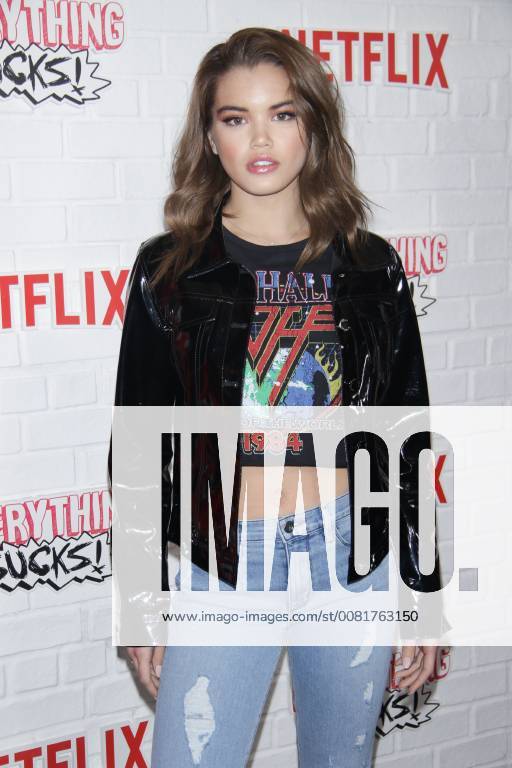 NEW YORK, NY - JANUARY 31: Paris Berelc at Netfix s Everything Sucks! series premiere at AMC 34th Street on January 31, 2018 in New York City.