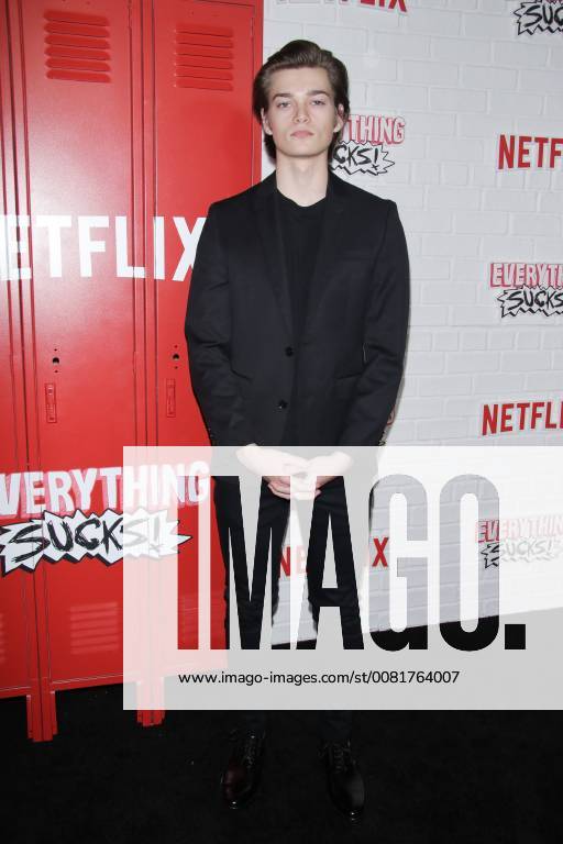 NEW YORK, NY - JANUARY 31: Elijah Stevenson at Netfix s Everything Sucks! series premiere at AMC 34th Street on January 31, 2018 in New York City.
