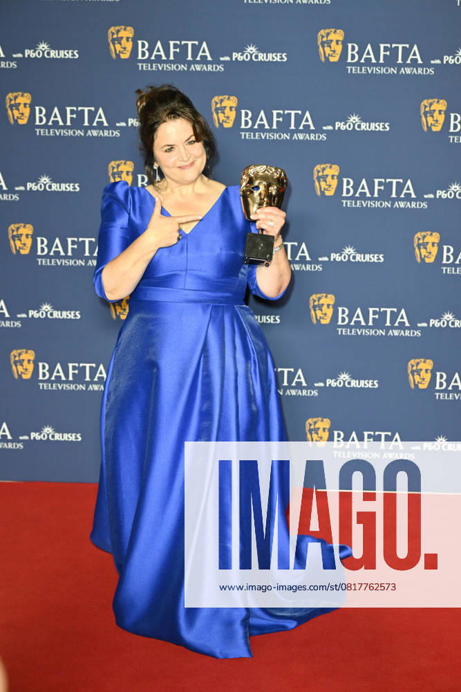 BAFTA TV Awards, Winners, London, UK, 11 May 2025. London, UK, 11 May 2025. Ruth Jones poses with the Female Performance in a Comedy Programme Award for Gavin & Stacey: The Finale on the Winners Carpet at the BAFTA Television Awards with P&O Cruises at the Royal Festival Hall, London, UK., Credit:Lee Floyd Avalon UK, London, Royal Festival Hall