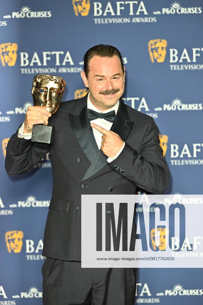 BAFTA TV Awards, Winners, London, UK, 11 May 2025. London, UK, 11 May 2025. Danny Dyer pose with the Male Performance in a Comedy Programme Award for Mr Bigstuff on the Winners Carpet at the BAFTA Television Awards with P&O Cruises at the Royal Festival Hall, London, UK., Credit:Lee Floyd Avalon UK, London, Royal Festival Hall