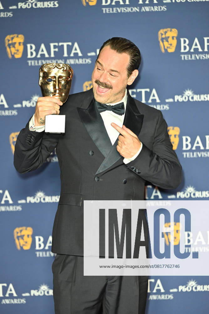 BAFTA TV Awards, Winners, London, UK, 11 May 2025. London, UK, 11 May 2025. Danny Dyer pose with the Male Performance in a Comedy Programme Award for Mr Bigstuff on the Winners Carpet at the BAFTA Television Awards with P&O Cruises at the Royal Festival Hall, London, UK., Credit:Lee Floyd Avalon UK, London, Royal Festival Hall