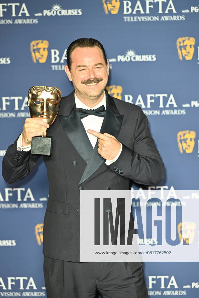 BAFTA TV Awards, Winners, London, UK, 11 May 2025. London, UK, 11 May 2025. Danny Dyer pose with the Male Performance in a Comedy Programme Award for Mr Bigstuff on the Winners Carpet at the BAFTA Television Awards with P&O Cruises at the Royal Festival Hall, London, UK., Credit:Lee Floyd Avalon UK, London, Royal Festival Hall