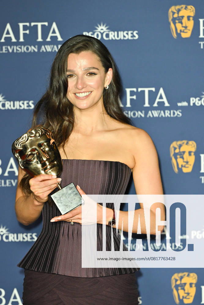 BAFTA TV Awards, Winners, London, UK, 11 May 2025. London, UK, 11 May 2025. Marisa Abela poses with the Leading Actress Award for Industry on the Winners Carpet at the BAFTA Television Awards with P&O Cruises at the Royal Festival Hall, London, UK., Credit:Lee Floyd Avalon UK, London, Royal Festival Hall