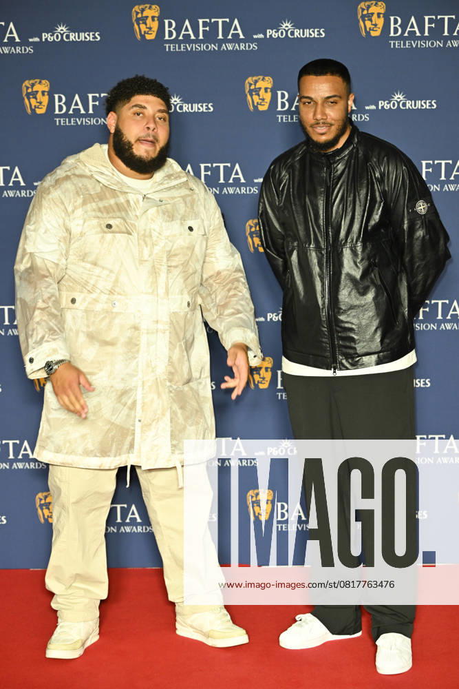 BAFTA TV Awards, Winners, London, UK, 11 May 2025. London, UK, 11 May 2025. Big Zuu and AJ Tracey on the Winners Carpet at the BAFTA Television Awards with P&O Cruises at the Royal Festival Hall, London, UK., Credit:Lee Floyd Avalon UK, London, Royal Festival Hall
