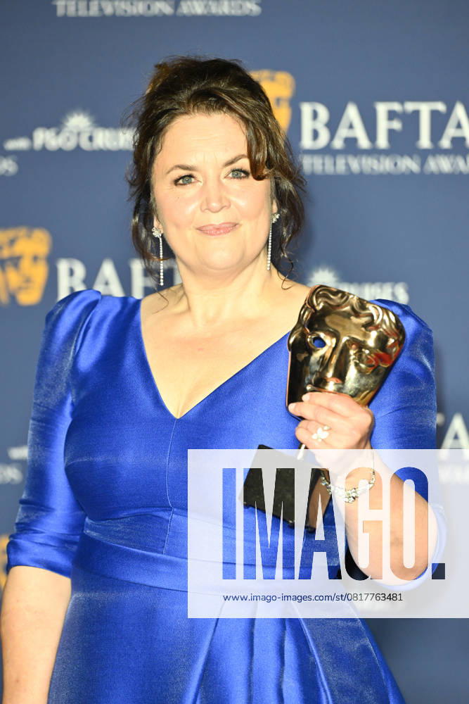BAFTA TV Awards, Winners, London, UK, 11 May 2025. London, UK, 11 May 2025. Ruth Jones poses with the Female Performance in a Comedy Programme Award for Gavin & Stacey: The Finale on the Winners Carpet at the BAFTA Television Awards with P&O Cruises at the Royal Festival Hall, London, UK., Credit:Lee Floyd Avalon UK, London, Royal Festival Hall