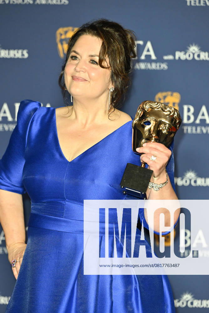 BAFTA TV Awards, Winners, London, UK, 11 May 2025. London, UK, 11 May 2025. Ruth Jones poses with the Female Performance in a Comedy Programme Award for Gavin & Stacey: The Finale on the Winners Carpet at the BAFTA Television Awards with P&O Cruises at the Royal Festival Hall, London, UK., Credit:Lee Floyd Avalon UK, London, Royal Festival Hall