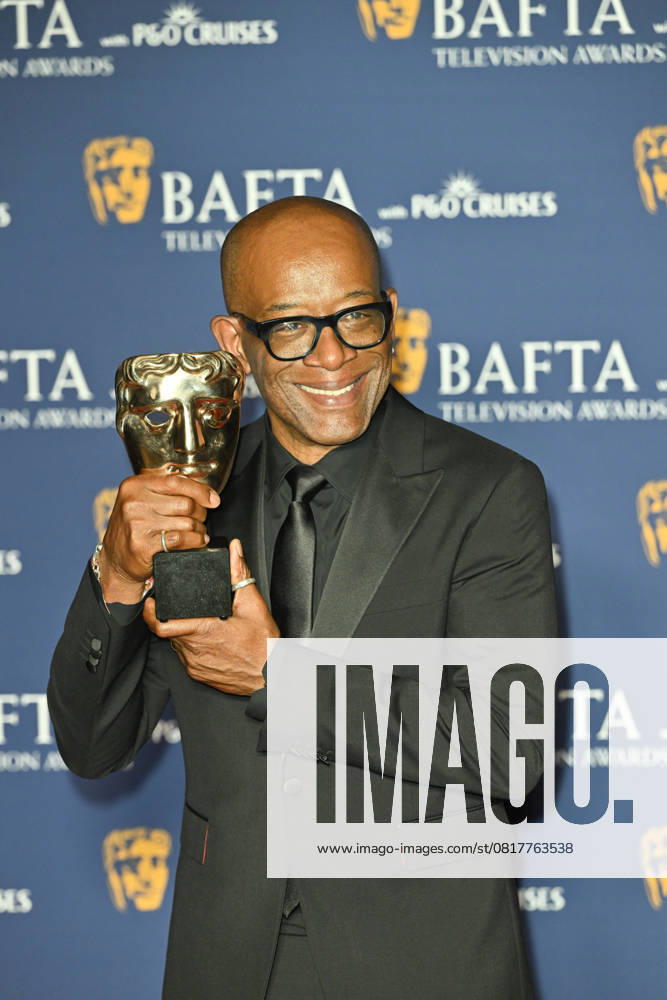 BAFTA TV Awards, Winners, London, UK, 11 May 2025. London, UK, 11 May 2025. Lennie James poses with the Leading Actor Award for Mr Loverman on the Winners Carpet at the BAFTA Television Awards with P&O Cruises at the Royal Festival Hall, London, UK., Credit:Lee Floyd Avalon UK, London, Royal Festival Hall