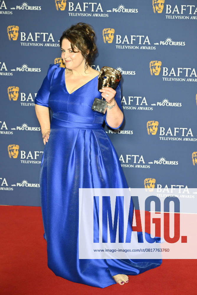 BAFTA TV Awards, Winners, London, UK, 11 May 2025. London, UK, 11 May 2025. Ruth Jones poses with the Female Performance in a Comedy Programme Award for Gavin & Stacey: The Finale on the Winners Carpet at the BAFTA Television Awards with P&O Cruises at the Royal Festival Hall, London, UK., Credit:Lee Floyd Avalon UK, London, Royal Festival Hall