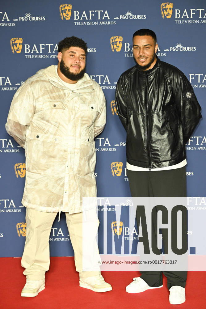 BAFTA TV Awards, Winners, London, UK, 11 May 2025. London, UK, 11 May 2025. Big Zuu and AJ Tracey on the Winners Carpet at the BAFTA Television Awards with P&O Cruises at the Royal Festival Hall, London, UK., Credit:Lee Floyd Avalon UK, London, Royal Festival Hall