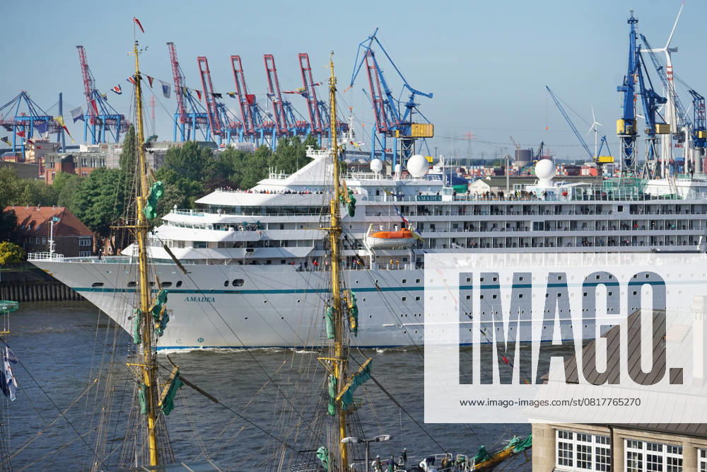 Cruise Cruise ship MS Amadea entering the port of Hamburg in Germany In addition to the seven seas, the MS Amadea is also known as a dream ship on television Cruise Cruise ship