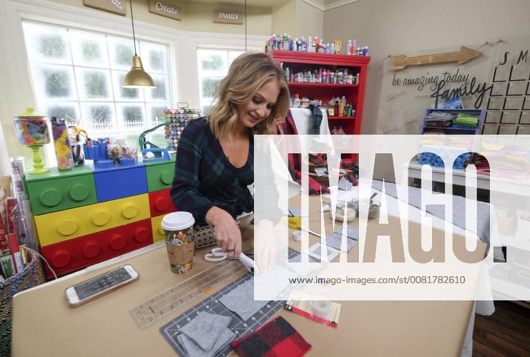 Los Angeles, California, U.S - Maria Prozenano, at the taping of the Hallmark Channel show Home & Family in Universal Studio. Los Angeles U.S. - ZUMAc68_ 20180115_zaf_c68_004