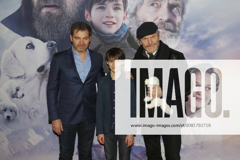 Clovis Cornillac - Felix Bossuet - Tcheky Karyo CELEBRITES : Avant Premiere Belle et Sebastien 3 - Paris - 04 02 2018 MichaelBaucher Panoramic