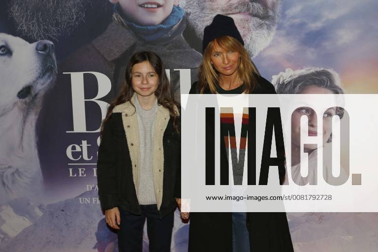 Axelle Laffont et sa fille CELEBRITES : Avant Premiere Belle et Sebastien 3 - Paris - 04 02 2018 MichaelBaucher Panoramic