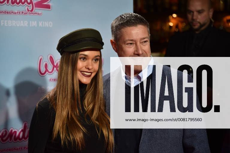 Katharina Schneider daughter of former professional dancers and let s dance judge Joachim Llambi posing on 04 02 2018 in Cologne on the red carpet at the premiere of the cinema Wendy 2 friendship forever