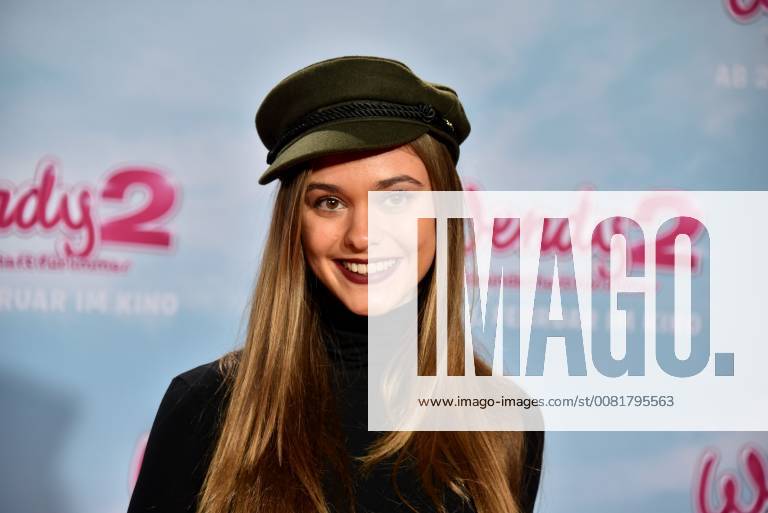 Katharina Schneider daughter of former professional dancers and let s dance judge Joachim Llambi posing on 04 02 2018 in Cologne on the red carpet at the premiere of the cinema Wendy 2 friendship forever
