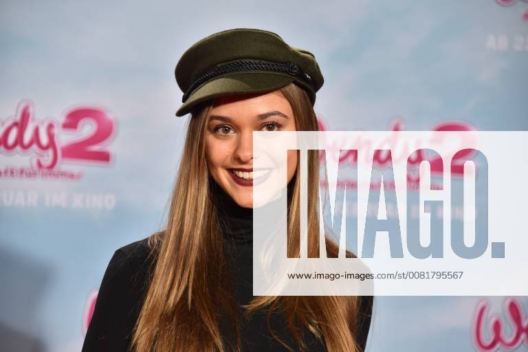 Katharina Schneider daughter of former professional dancers and let s dance judge Joachim Llambi posing on 04 02 2018 in Cologne on the red carpet at the premiere of the cinema Wendy 2 friendship forever