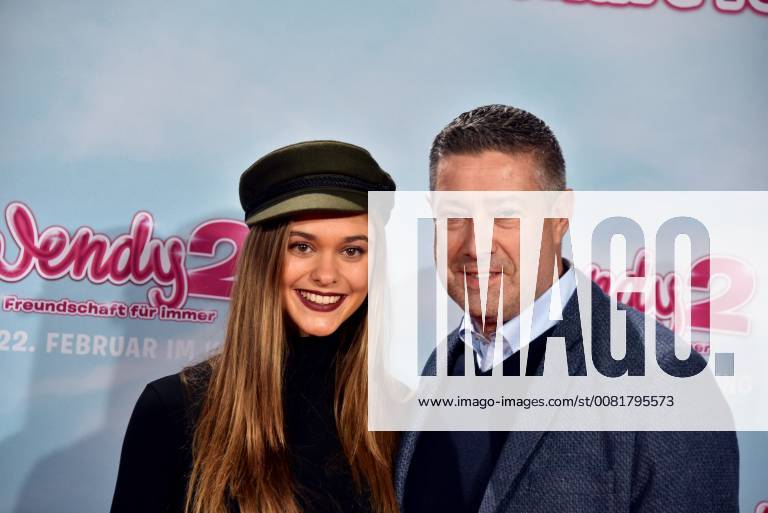 The moderator Joachim Llambi, and his daughter Katharina posing on 04 02 2018 in Cologne on the red carpet at the premiere of the cinema Wendy 2 friendship forever