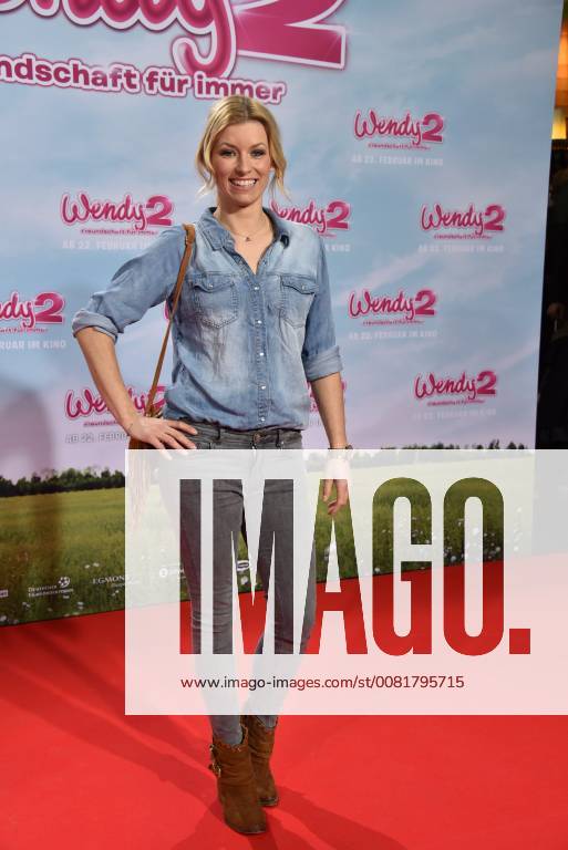 The presenter of Annica Hansen poses on 04 02 2018 in Cologne on the red carpet at the premiere of the cinema Wendy 2 friendship forever