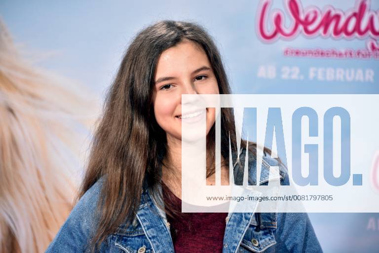 Influencer Mia Mias horse world poses on 04 02 2018 in Cologne on the red carpet at the premiere of the cinema Wendy 2 friendship forever