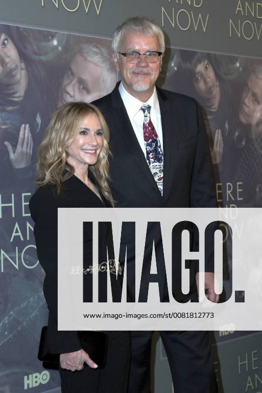 LOS ANGELES, CA - FEBRUARY 05: Holly Hunter and Tim Robbins at the Here And Now Los Angeles Premiere at the DGA Lot on February 5, 2018 in Los Angeles, California.
