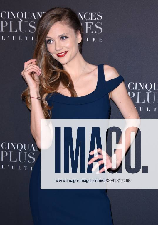 Fifty Shades of Grey 3 Premiere in Paris Ciryelle Joelle lors du photocall pour l avant premiere du film 50 NUANCES PLUS CLAIRES a Paris CELEBRITES : Avant premiere du film 50 NUANCES PLUS CLAIRES - Paris - 06 02 2018 FedericoPestellini Panoramic