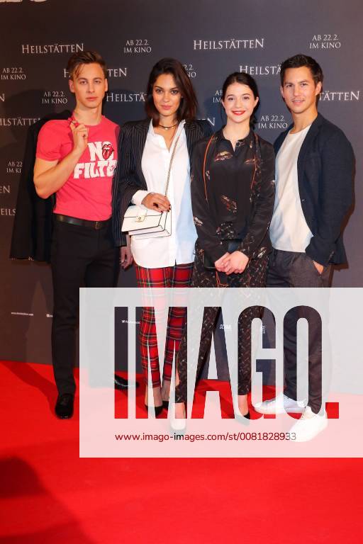 Timmi Trinks Nilam Farooq Lisa Marie Koroll Tim Oliver Schultz at the premiere of the film health resorts in the silent film cinema of Delphi in the Gustav Adolf Strasse 2 Berlin copyright imago stock people GmbH Tinkeres date 07 02 2018 film health resorts