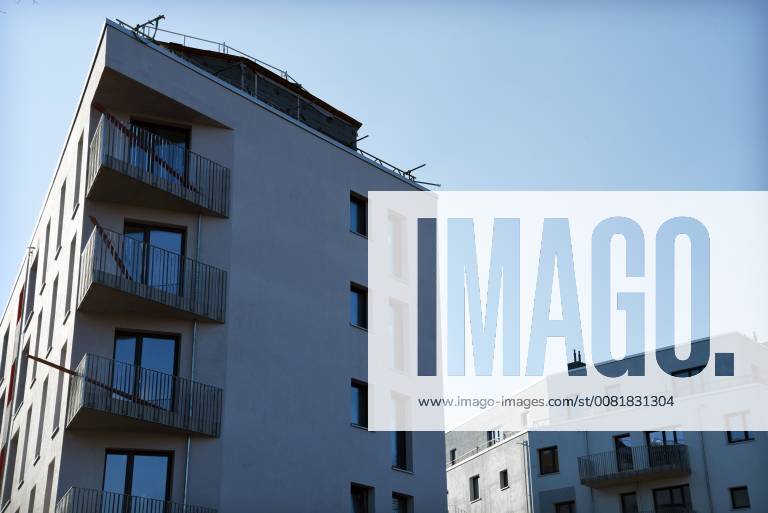 Housing real estate rental apartments condos new construction rental brake vacant social housing the plot of the cooperative Möckernkiez EC recorded on 6 February 2018 in Berlin Germany Berlin Kreuzberg