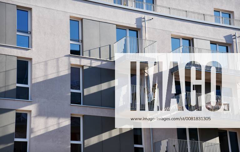 Housing real estate rental apartments condos new construction rental brake vacant social housing the plot of the cooperative Möckernkiez EC recorded on 6 February 2018 in Berlin Germany Berlin Kreuzberg