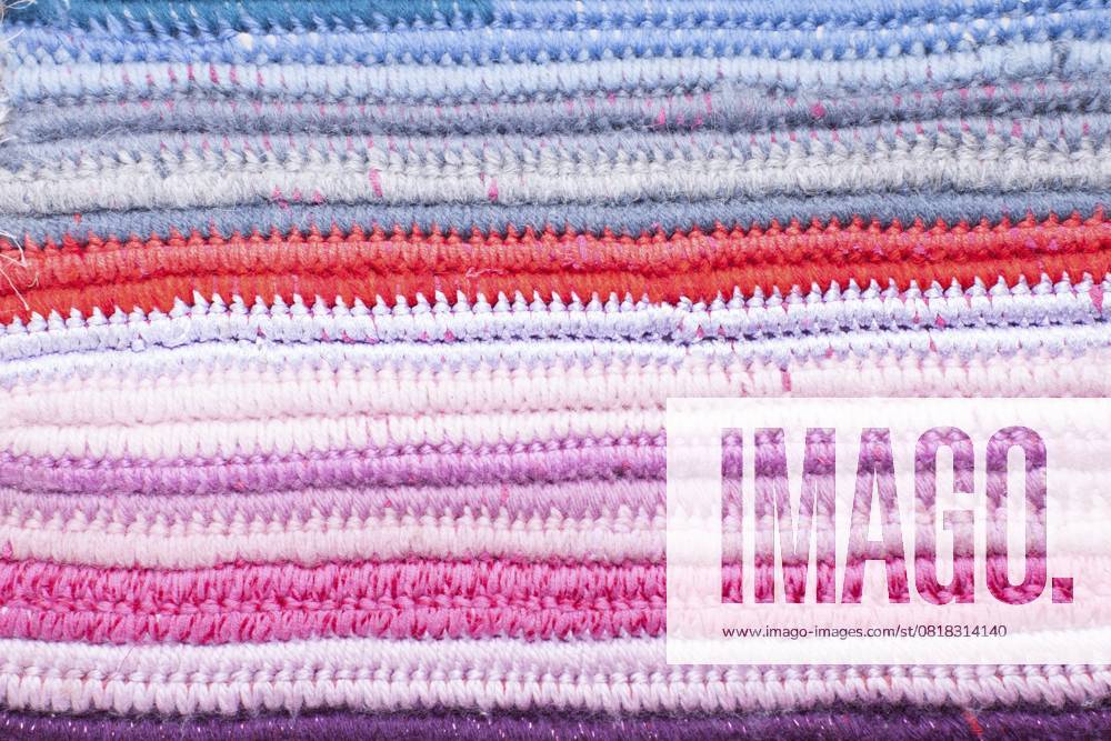 Gehäkelter Hintergrund mit verschiedenen Farben, für Design Crochet background with different colors, for design