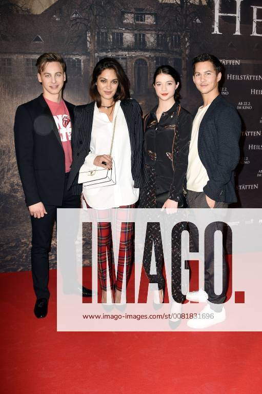 Timmi Trinks Nilam Farooq Lisa Marie Koroll and Tim Oliver Schultz at the premiere of the movie health resorts in the former silent film cinema Delphi Berlin 07 02 2018 Foto:xF.xFuturexImage