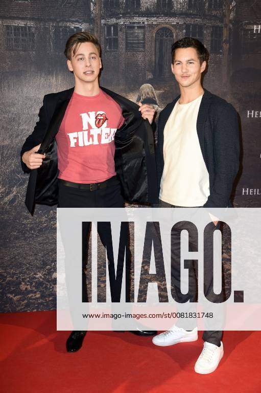 John Tan and Tim Oliver Schultz at the premiere of the movie health resorts in the former silent film cinema Delphi Berlin 07 02 2018 Foto:xF.xFuturexImage