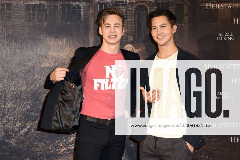 John Tan and Tim Oliver Schultz at the premiere of the movie health resorts in the former silent film cinema Delphi Berlin 07 02 2018 Foto:xF.xFuturexImage