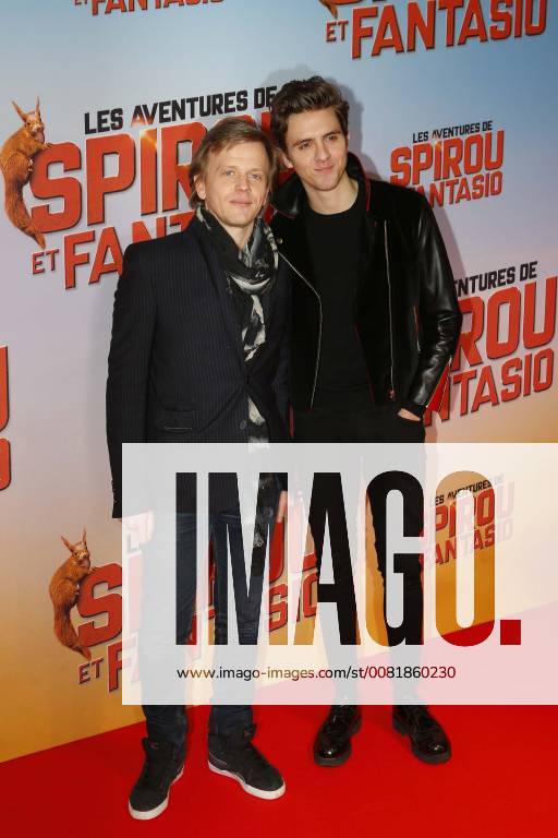 Alex Lutz - Thomas Soliveres CELEBRITES : Avant Premiere Spirou et Fantasio - Paris - 11 02 2018 MichaelBaucher Panoramic