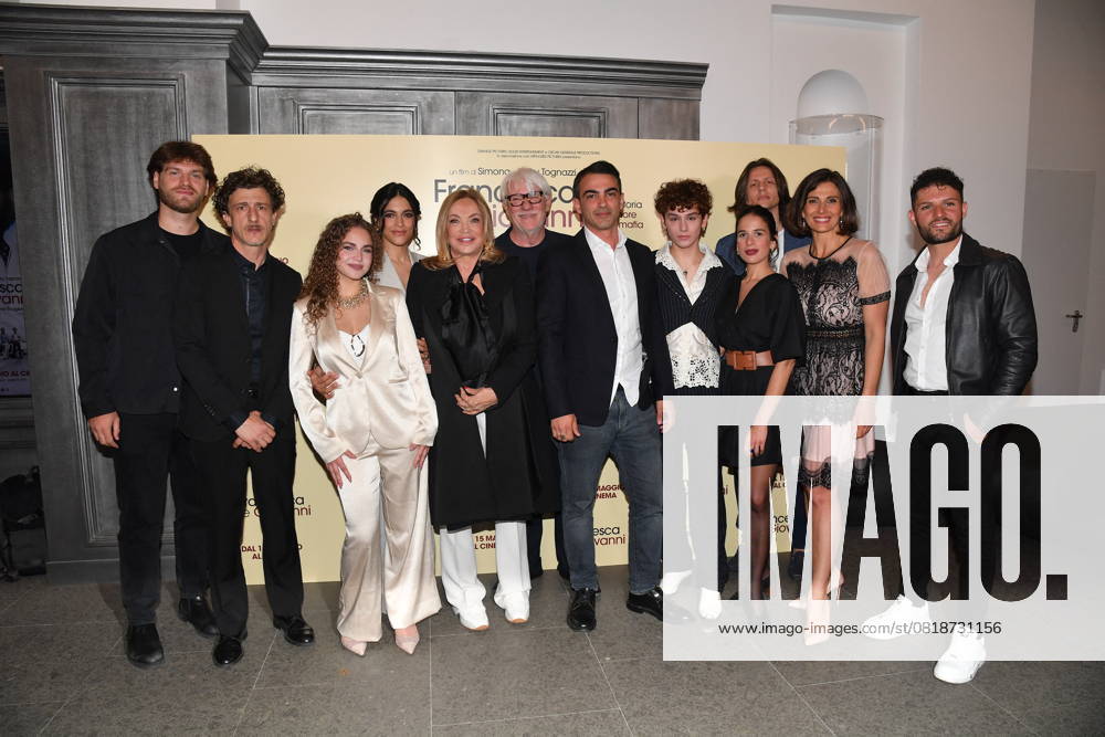 Rome, Cinema Quattro Fontane Preview of the film Francesca and Giovanni A story of love and mafia Rome, Cinema Quattro Fontane Preview of the film Francesca and Giovanni A story of love and mafia , In the photo: Cast Francesca and Giovanni Rome Italy
