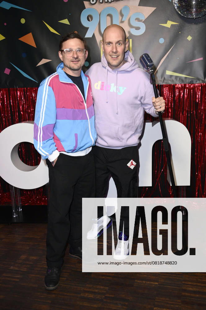 Florian Lukas and Oli P at the premiere of season 1 of the Joyn series Messiah Superstar at Bi Nuu Berlin, 15 05 2025 Foto:xN.xKubelkax xFuturexImagex messiah_5550