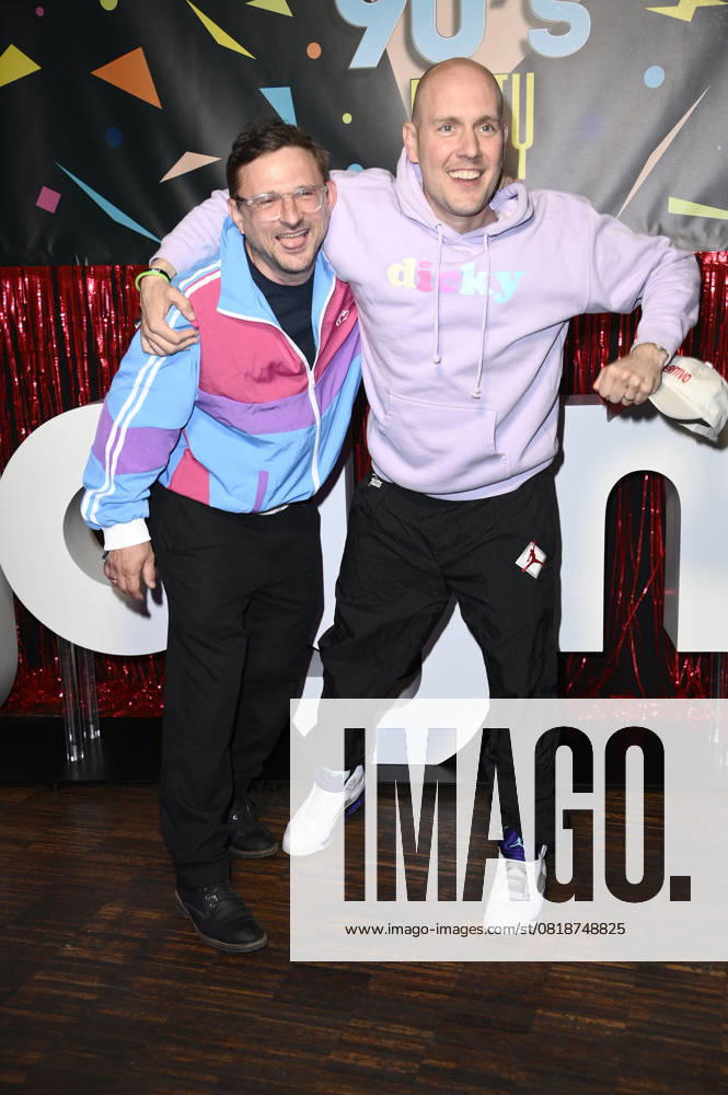 Florian Lukas and Oli P at the premiere of season 1 of the Joyn series Messiah Superstar at Bi Nuu Berlin, 15 05 2025 Foto:xN.xKubelkax xFuturexImagex messiah_5555
