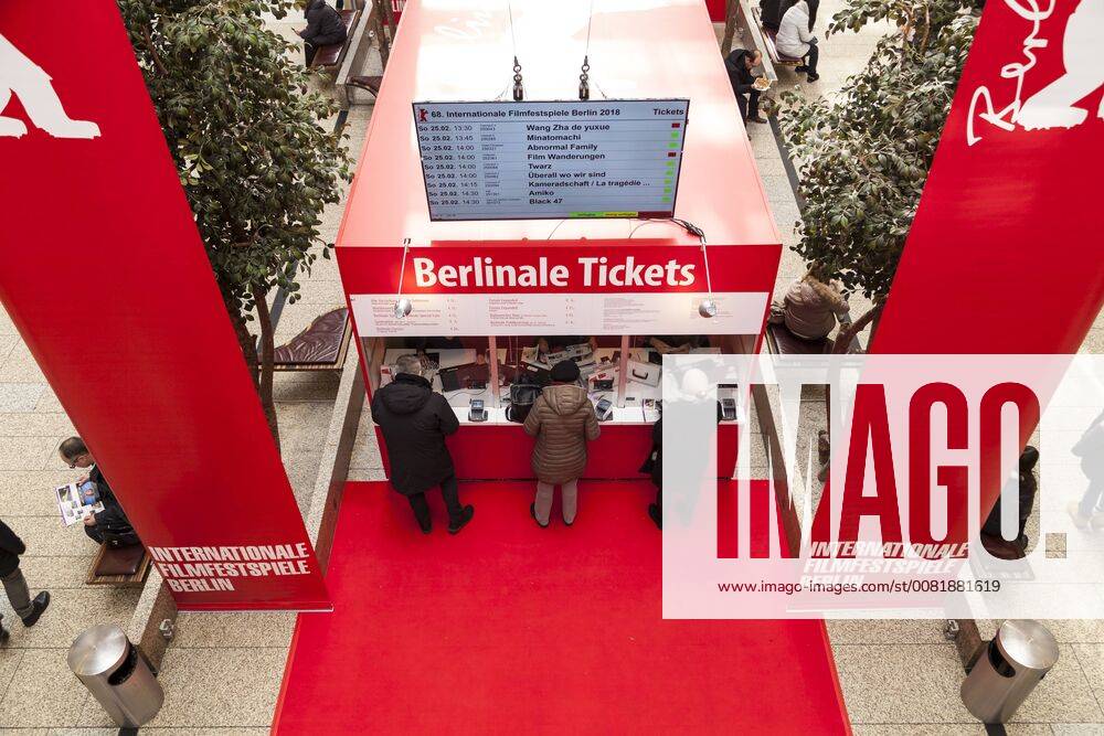 Berlinale ticket counters in the Potsdamer Platz arcades in Berlin Berlinale ticket counters in the Potsdamer Platz arcades in Berlin