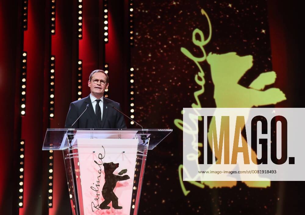 (180216) -- BERLIN, Feb. 16, 2018 -- Mayor of Berlin Michael Mueller delivers a speech during the opening ceremony of the 68th Berlin International Film Festival in Berlin, capital of Germany, Feb. 15, 2018. The 68th Berlin International Film Festival, or as it s more commonly known, the Berlinale, kicked off Thursday with an animated feature. ) (zjy) GERMANY-BERLIN-68TH INTERNATIONAL FILM FESTIVAL-OPENING CEREMONY ShanxYuqi