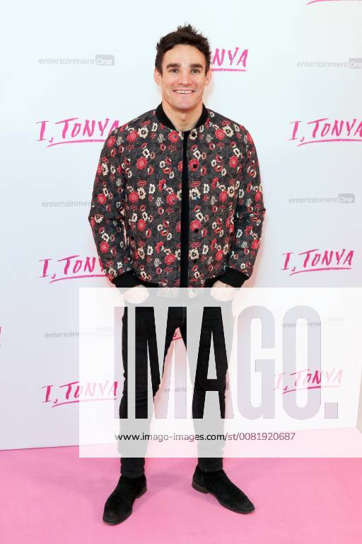 Max Evans attends the I,Tonya UK Premiere at Washington Mayfair Hotel in Central London. FEBRUARY 15th 2018 MESx18251