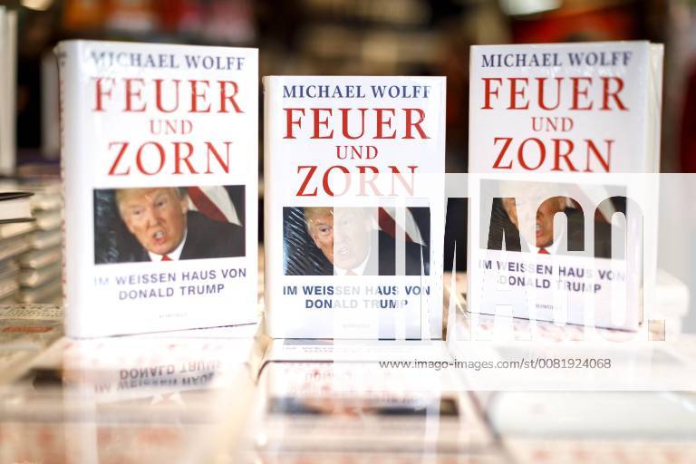 The German edition of the book fire and fury from US author Michael Wolff in a bookstore at the Neumarkt Cologne 16 02 2018 Foto:xC.xFuturexImage