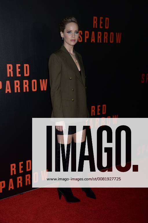 WASHINGTON, DC - FEBRUARY 15: Jennifer Lawrence arrives to a special screening of Red Sparrow at The Newseum on February 15, 2018 in Washington, DC.