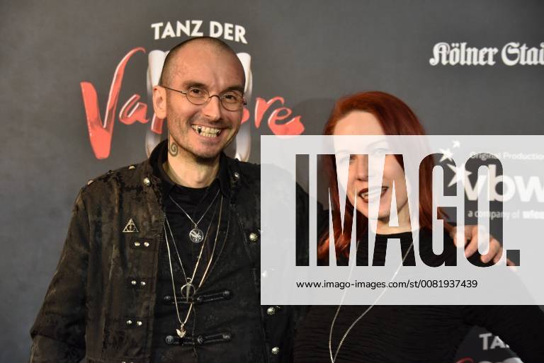 Forensiker Mark Benecke his wife Ines Fischer come on 17 02 2018 in Cologne for the premiere of the musical dance of the vampires in the musical dome