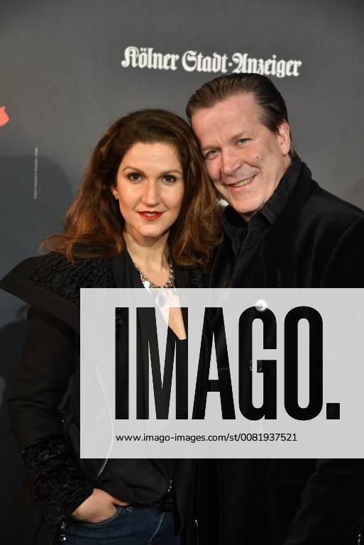 The undertaker and Cologne Kadam Christoph Kuckelkorn and his wife Katia come on 17 02 2018 in Cologne for the premiere of the musical dance of the vampires in the musical dome
