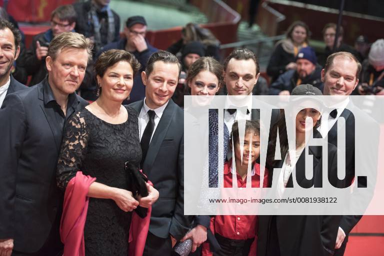 Film team beer TRANSIT on the occasion of the 68 Berlin International Film Festival with actor Franz Rogowski and actress Paula during the premiere of the film 68 Berlin International Film Festival