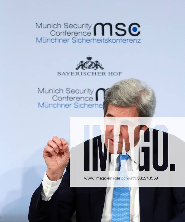 Themen der Woche (180218) -- MUNICH, Feb. 18, 2018 -- Former U.S. Secretary of State John Kerry speaks during the 54th Munich Security Conference in Munich, Germany, on Feb. 18, 2018. The 54th Munich Security Conference (MSC) closed on Sunday, leaving a lot more work ahead in addressing global security issues. ) (swt) GERMANY-MUNICH-MSC-CLOSING LuoxHuanhuan